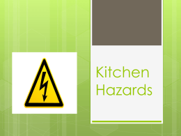 Kitchen Hazards - PHS Food and Nutrition