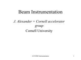 Beam Instrumentation