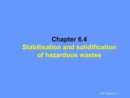 Hazardous Wastes Introduction