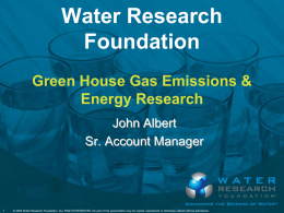 To the “Water Research Foundation