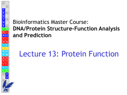DNA/Protein structure-function analysis and Prediction
