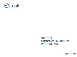 Sirusti Company Overview