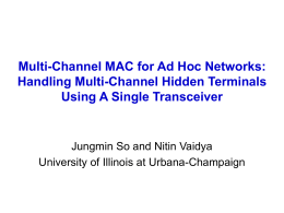 슬라이드 1 - University of Illinois at Urbana–Champaign
