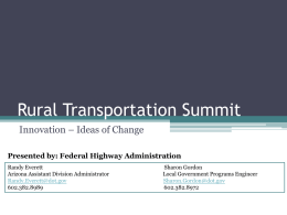 Rural Transportation Summit