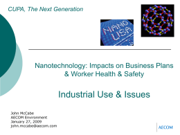 Industrial Nanotechnolgy - Calcupa