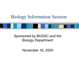 BUSAC - California Institute of Technology