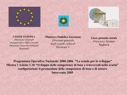 Diapositiva 1 - Liceo Classico "Francesco Scaduto"