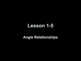 Lesson 1 Contents - Headlee's Math Mansion