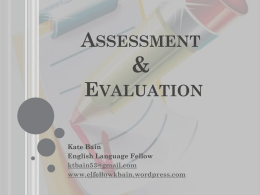 Student Evaluation