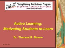 Active Learning: Strategies for Student Engagement
