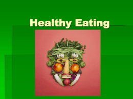 Healthy Eating - St Martins de Porres Catholic Primary School