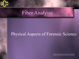 Fiber Analysis - knoxhealthscience / FrontPage