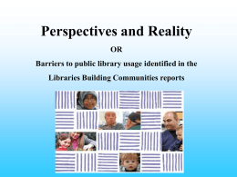 Libraries Building Communities