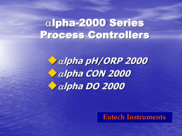 ALPHA-pH1000 controller