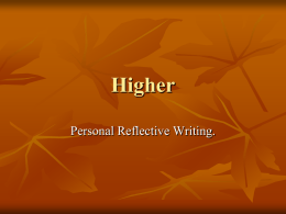 Higher - b10english / FrontPage