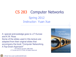 CS 291 Special Topics on Network Security