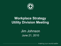 Workplace Strategy Utility Division 6-21-10