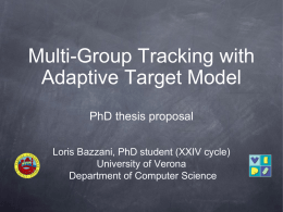 Multi-Group Tracking with Adaptive Appearance Model