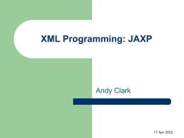 XML Syntax - Apache Software Foundation