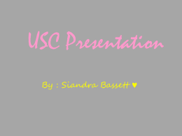 USC Presentation - Lompoc Unified School District