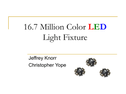 16.7 Million Color LED Light Fixture