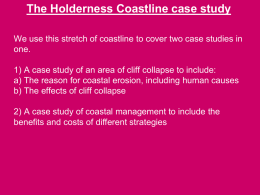 The factors that have led to the Holderness coast