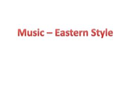 Music - EasternStyle - Utah Valley University