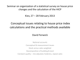 Handbook on Residential Property Price Indices