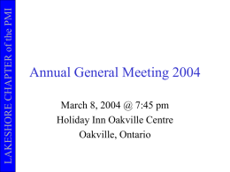 Annual General Meeting 2003