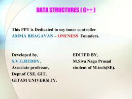 Data Structures(C++)