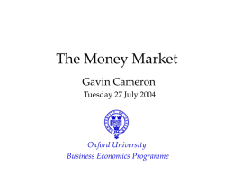 Macroeconomics - University of Oxford