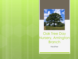 Oak Tree Day Nursery, Amington Branch