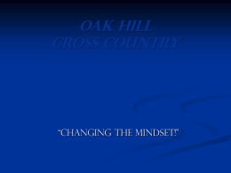 Oak Hill Golden Eagle Cross Country