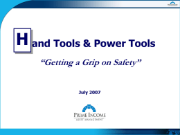 Hand Tools & Power Tools