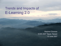 Trends and Impacts of E