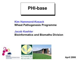 Presentation - PHI-base