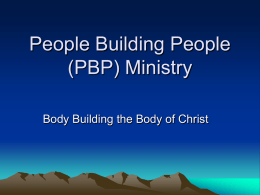 People Building People Ministry