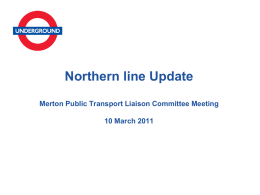 Line Upgrades - London Borough of Merton
