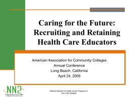 Emerging Issues in Health Career Education