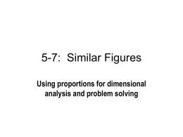 5-5: Using Similar Figures