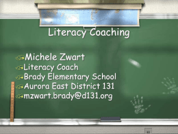 LITERACY COACHING: Challenges and Promising Practices