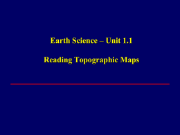 Earth Science Topo Maps - The Naked Science Society