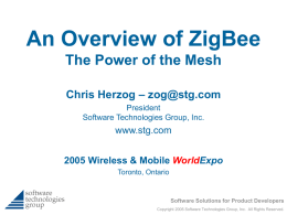 Overview of ZigBee