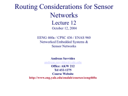 Node Localization in Sensor Networks