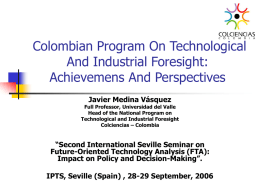 Colombian Program On Technological And Industrial