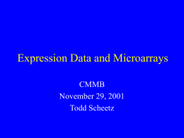 Expression Data and Microarrays