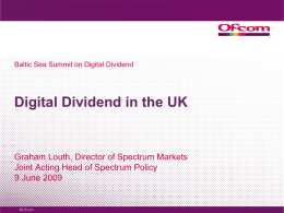 A year in the life of the UK’s digital dividend