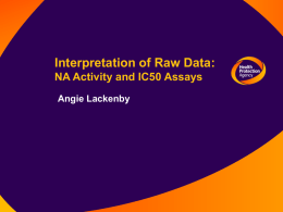 Interpretation of Raw Data: NA Activity and IC50 Assays