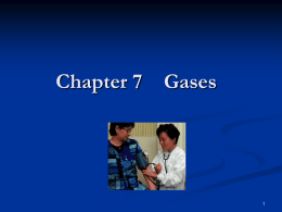 The Nature of Gases - Gordon State College