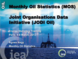 Why collecting monthly oil data?